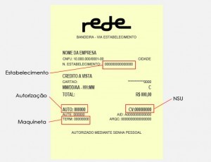 Comprovante Rede