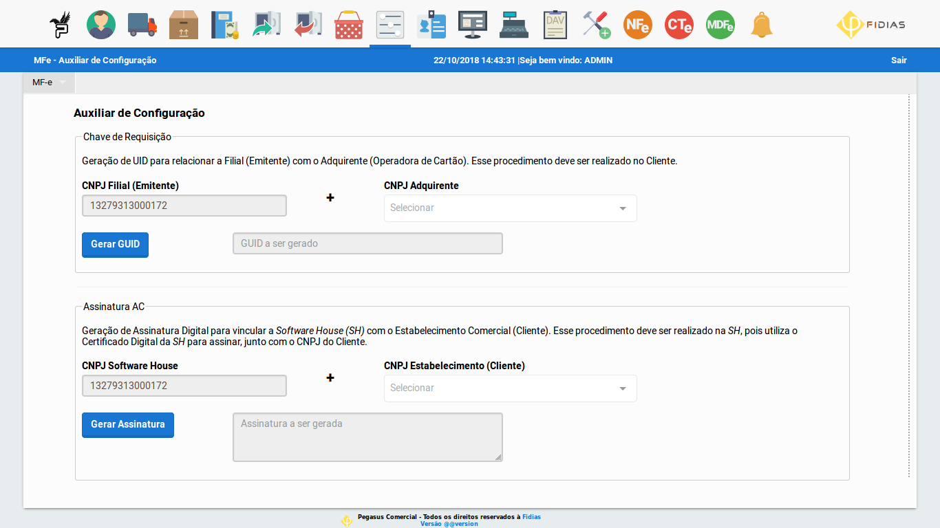 Auxiliar de Configuração